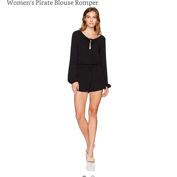 *SOLD* Bcbg Generation Pirate Blouse Romper - Picture 2 of 8